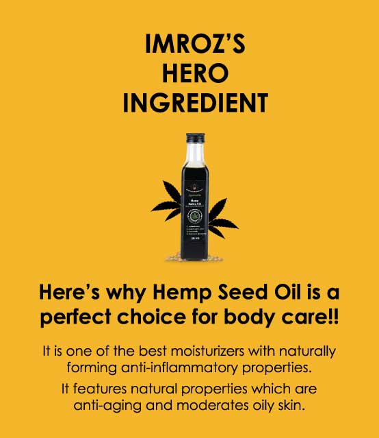 Imroz's hero content - hemp seed oil